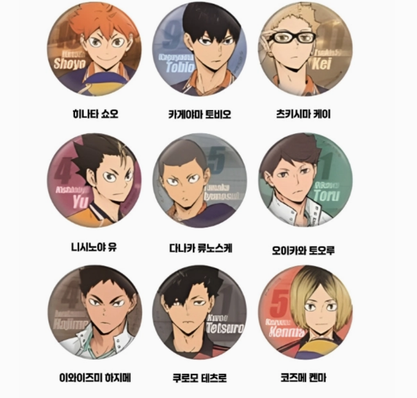 Haikyuu Pin Blind Box
